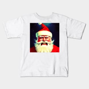 Angry Santa Claus Kids T-Shirt